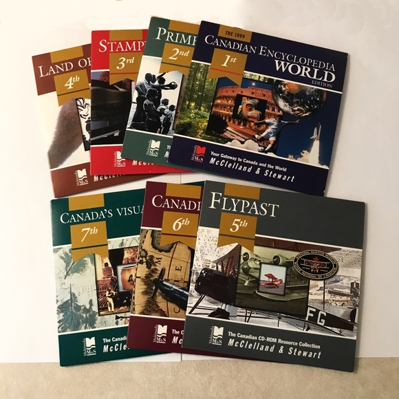 CANADIAN ENCYCLOPEDIA DELUXE EDITION SET OF 7 CDs - Picture 3 of 3